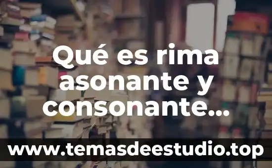 Qué es una rima 3a primaria 6 Qué es rima asonante y consonante Yahoo