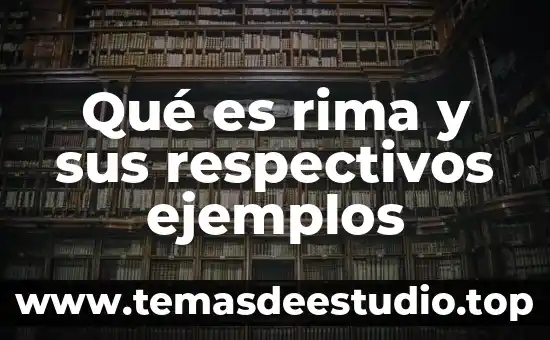 Qué es una rima 3a primaria 5 Qué es rima y sus respectivos ejemplos