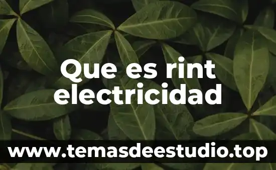 Que es electricidad estatica en manejo de computo 7 Que es rint electricidad