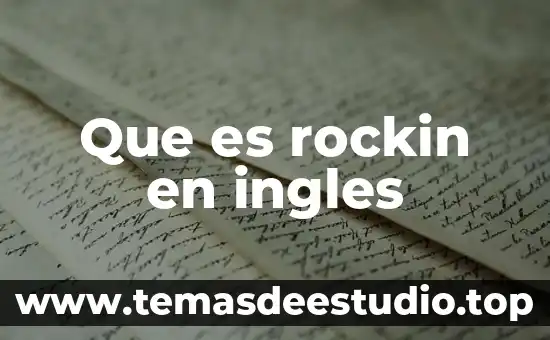 Que es brunch more en ingles 5 Que es rockin en ingles