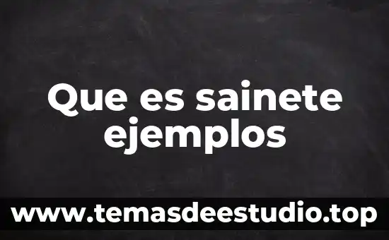 Qué es la lógica epistémica ejemplos 5 Que es sainete ejemplos