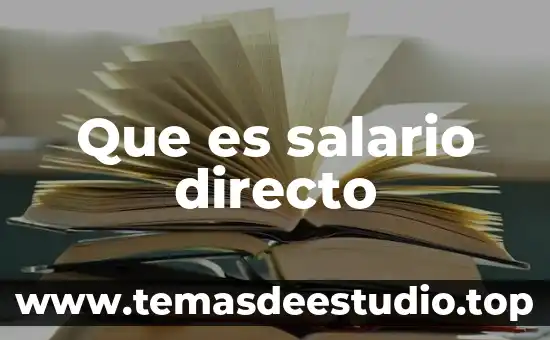 Que es el riesgo directo en ecología 5 Que es salario directo