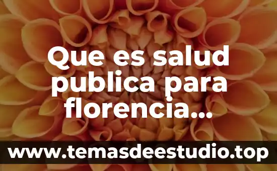 Que es salud publica para florencia nightingale