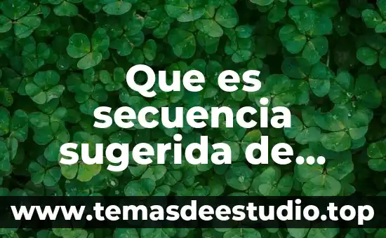 Que es la secuencia de un cuento 3 Que es secuencia sugerida de ambiente letrado