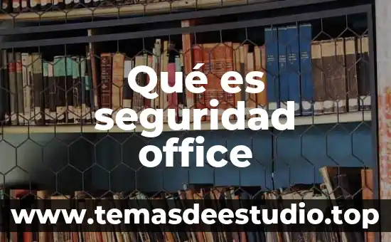 Que es significado atribuido 8 Qué es seguridad office