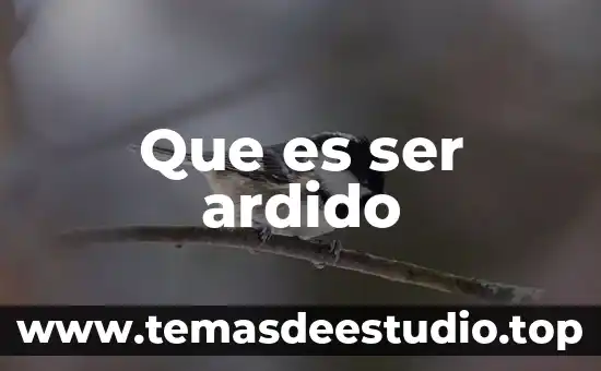 Qué es ser alterado 5 Que es ser ardido