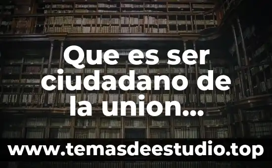 Que es ser virtuoso en filosofía 3 Que es ser ciudadano de la union europea