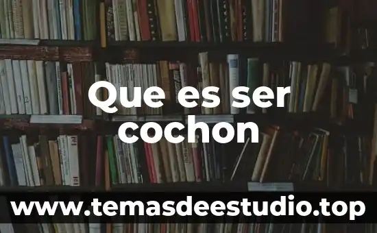 Que es ser un buen directivo 8 Que es ser cochon