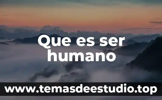 Que es el ser humano segun rene descartes 6 Que es ser humano
