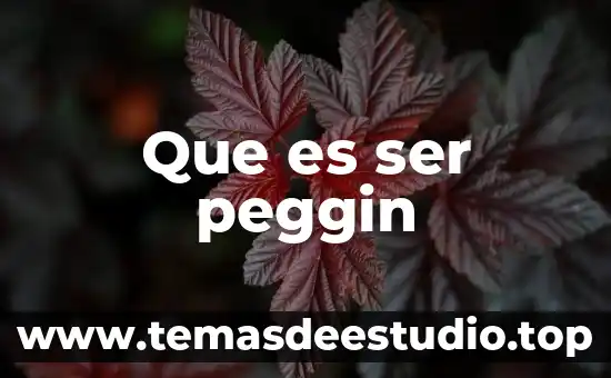 Que es ser agronomo o campesino 6 Que es ser peggin