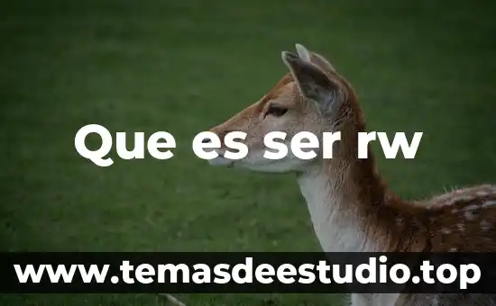 Que es ser rw
