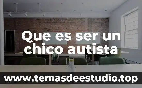 Que es la interpretacion en la realidad social 4 Que es ser un chico autista