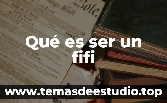 Que es identificar los elementos de la danza 6 Qué es ser un fifi