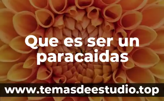 Que es el ser humano para el conductismo 5 Que es ser un paracaidas