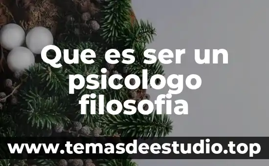 Que es ser chairos 5 Que es ser un psicologo filosofia