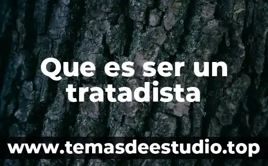 Que es ser excesivo 7 Que es ser un tratadista