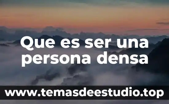 Que es ser una persona laica 3 Que es ser una persona densa