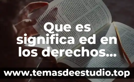 Que es transgredir los derechos 5 Que es significa ed en los derechos vehiculares