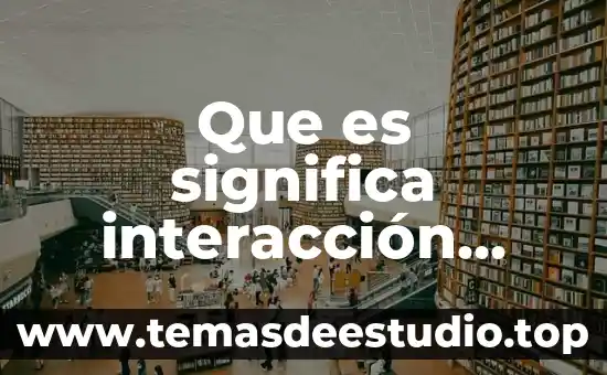Que es la visión sistémica del ambiente 6 Que es significa interacción sistémica