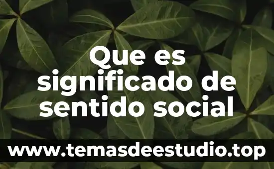 Que es gelido significado 7 Que es significado de sentido social