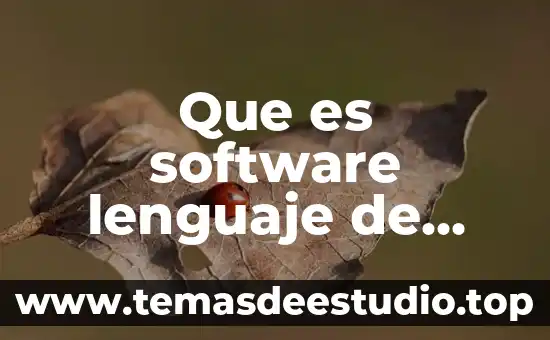 Que es la seleccion artificial y porque es importante 3 Que es software lenguaje de programacion