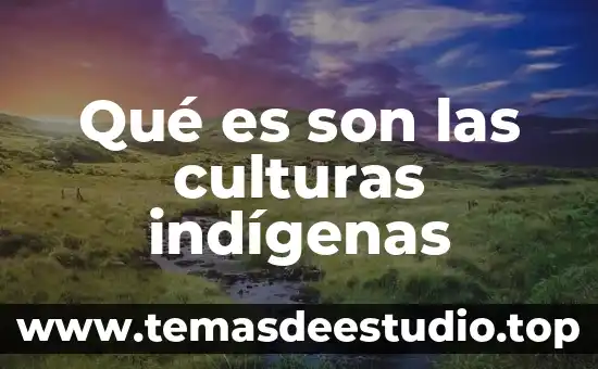 Por que es importante ampliar el conocimiento sobre las culturas 5 Qué es son las culturas indígenas