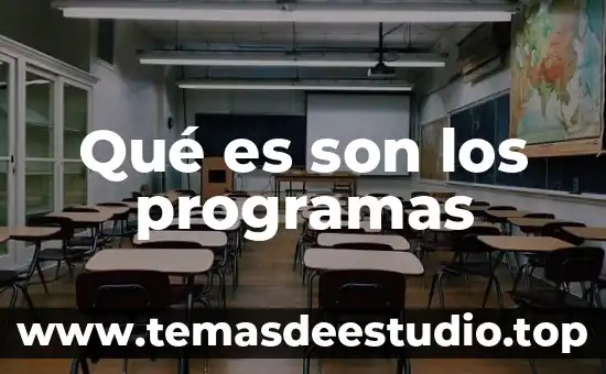Que es un programas didacticos ppt 7 Qué es son los programas
