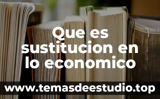 Que es el modelo de sustitución de inversiones 6 Que es sustitucion en lo economico