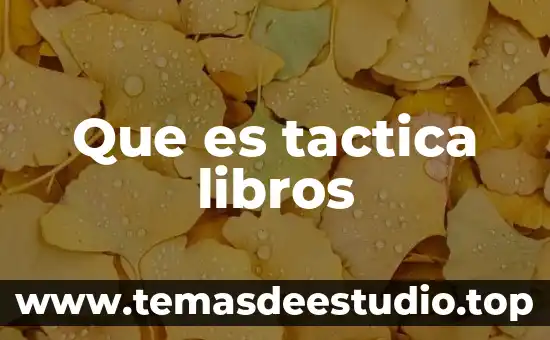 Libros sobre que es estética para charles batteux 8 Que es tactica libros