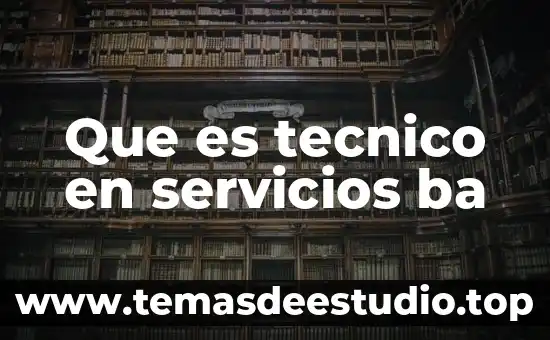 Que es una unidad productora de servicios de salud 7 Que es tecnico en servicios ba