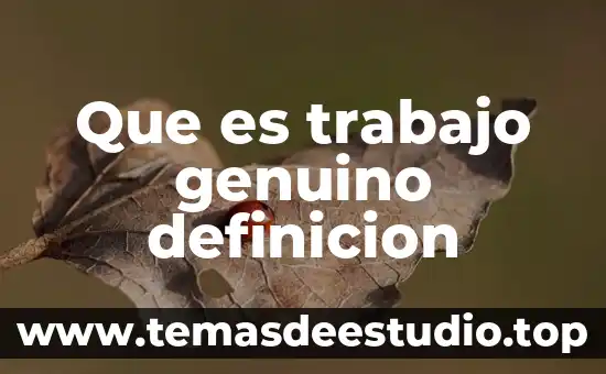 Que es el conocimiento definicion libros 8 Que es trabajo genuino definicion