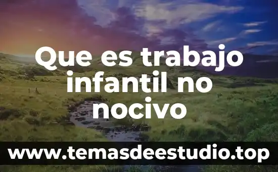 Que es el lenguaje infantil segun vigotsky 4 Que es trabajo infantil no nocivo