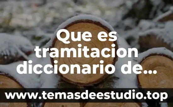 Que es colaboración visual en tiempo real 8 Que es tramitacion diccionario de la real lengua española
