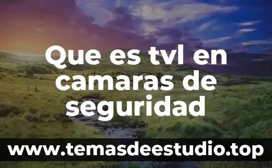 Que es una cabina de seguridad 8 Que es tvl en camaras de seguridad