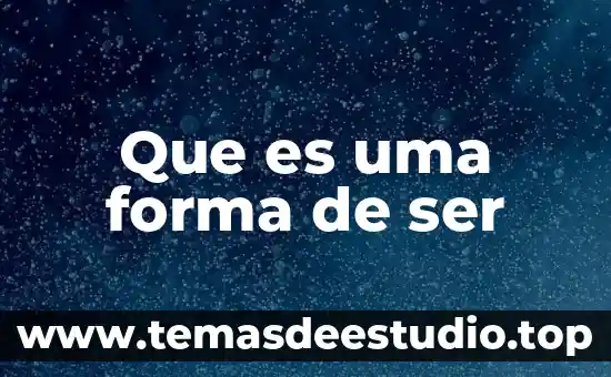 Que es ser perfecto para dios 8 Que es uma forma de ser