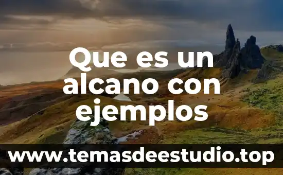 Que es hidrosolubles ejemplos 8 Que es un alcano con ejemplos