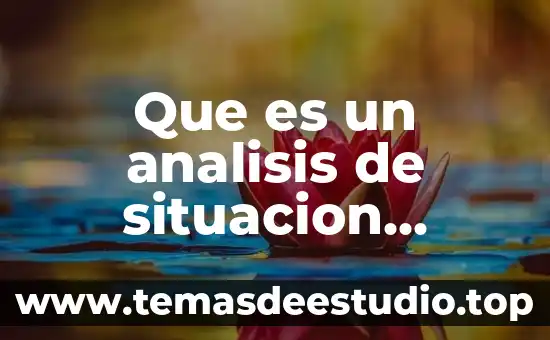 Situación problema que es 4 Que es un analisis de situacion actual en diabetes