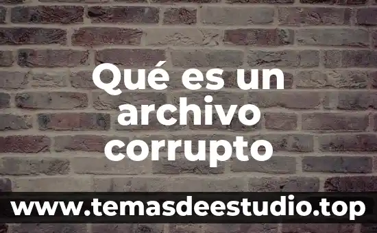 Que es un archivo prl 4 Qué es un archivo corrupto