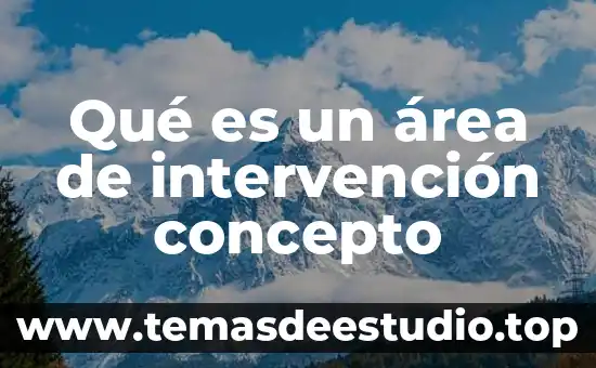 Qué es la red de área local Yahoo 4 Qué es un área de intervención concepto