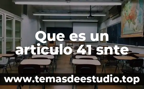 Concepto de la nada y por qué es problemático 4 Que es un articulo 41 snte