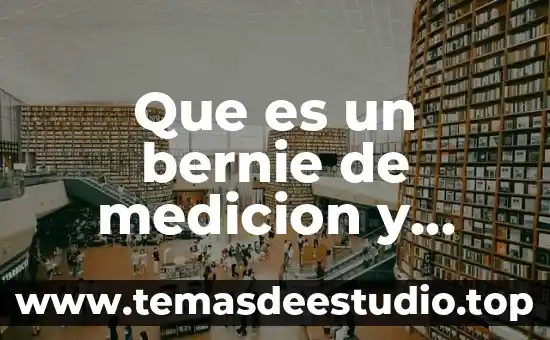 Qué es una intervención de salud 8 Que es un bernie de medicion y para que sirve
