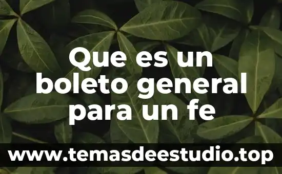 Que es figura geometrica plana 6 Que es un boleto general para un fe