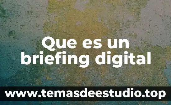 Que es un baumanometro digital de brazo 5 Que es un briefing digital