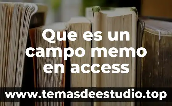 Qué es un diagrama entidad relación en Access Aulaclic 5 Que es un campo memo en access