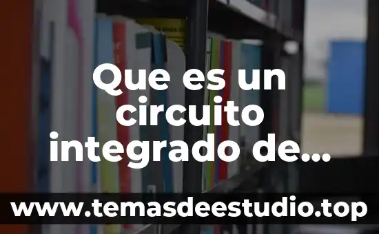 Que es un circuito integrado de montaje superficie