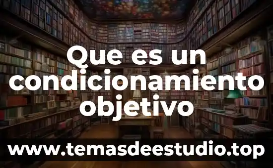 Relación huésped parásito que es 3 Que es un condicionamiento objetivo