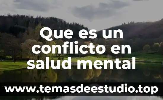 Qué es esporoso en salud 4 Que es un conflicto en salud mental