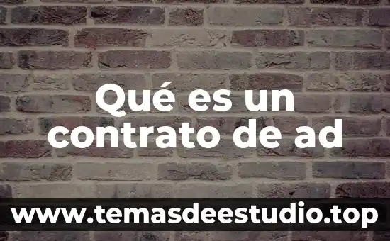 Que es significado atribuido 7 Qué es un contrato de ad