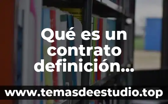 Definicion de cruzo que es significado y consepto 4 Qué es un contrato definición jurídica