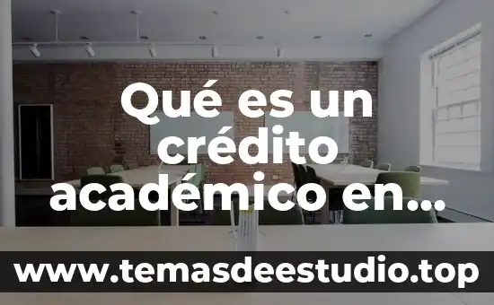 Número económico educativo que es 3 Qué es un crédito académico en la UTPL